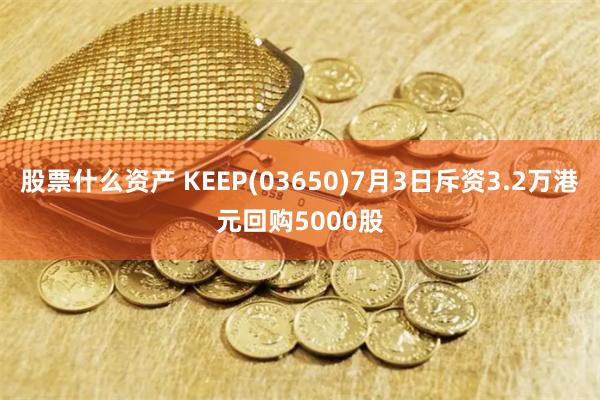 股票什么资产 KEEP(03650)7月3日斥资3.2万港元回购5000股